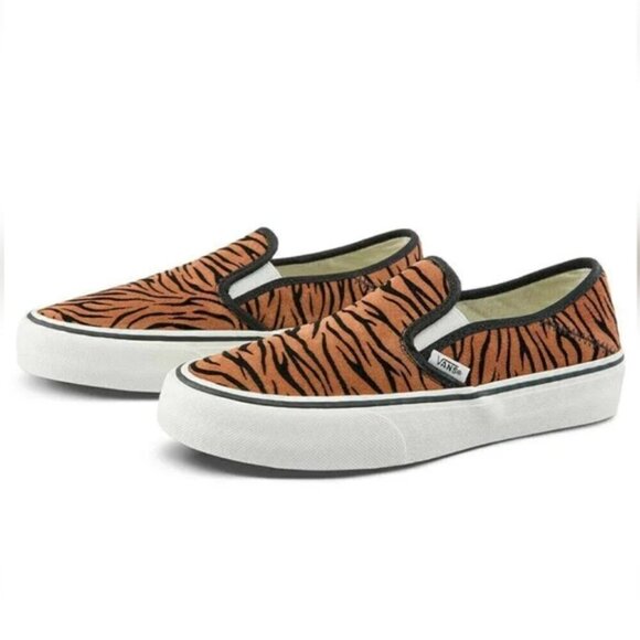 Vans Other - VANS Slip On UltraCush Sneakers Animals Stripes NEW IN BOX VN0A5HYQ9ZY